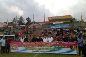 Jordus Cup XVI-2018 Kick-Off, Pemkab Tanah Datar Puji Eksistensi Warga Sungayang