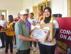 Atlet Polda Sumbar Sambut Meriah Usai Raih Prestasi Internasional