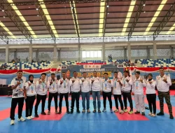 Polda Sumbar Sabet Sembilan Medali Emas Karate Kapolri Cup